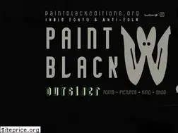 Sites similar to paintblackeditions.org