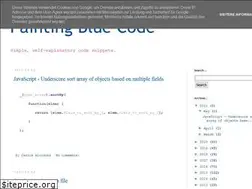 Sites similar to paintingbluecode.blogspot.com