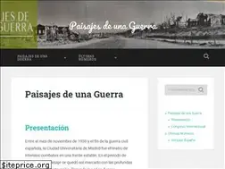 Sites similar to paisajesdeunaguerra.es