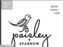 Sites similar to paisleyandsparrow.com
