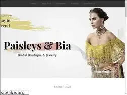 Sites similar to paisleysandbia.com
