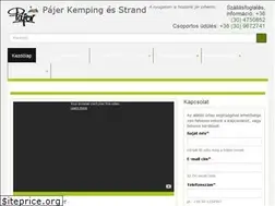 Sites similar to pajerkemping.hu