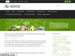 Sites similar to pakistancompanynews.com
