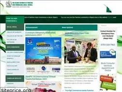 Sites similar to pakistanhighcommissionabuja.com
