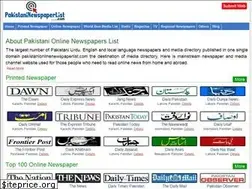 Sites similar to pakistaninewspaperlist.com