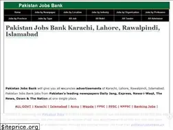 Sites similar to pakistanjobsbank.pk