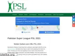 Sites similar to pakistansuperleague.com.pk