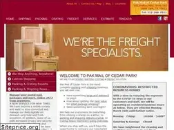 Sites similar to pakmailcedarpark.com