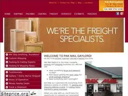 Sites similar to pakmailgaylord.com