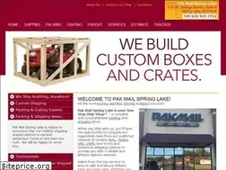 Sites similar to pakmailspringlake.com