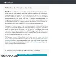Sites similar to pakprizebond.net