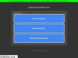 Sites similar to pakssolarpower.com