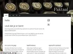 Sites similar to paktaal.nl
