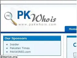 Sites similar to pakwhois.com