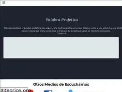 Sites similar to palabraprofetica.com