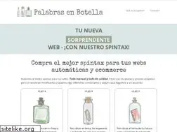 Sites similar to palabrasenbotella.com