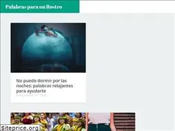 Sites similar to palabrasparaunrostro.com