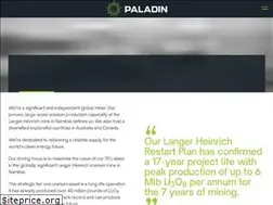 Sites similar to paladinenergy.com.au