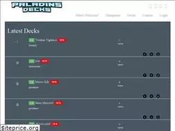 Sites similar to paladinsdecks.com