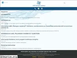 Sites similar to palangosvandenys.lt