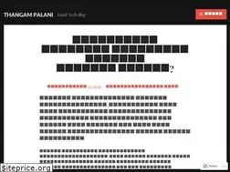 Sites similar to palanivels.wordpress.com