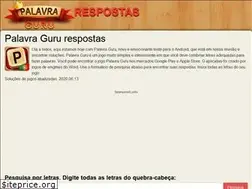 Sites similar to palavragururespostas.com