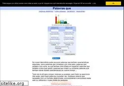 Sites similar to palavrasque.com