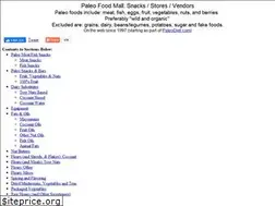 Sites similar to paleofoodmall.com