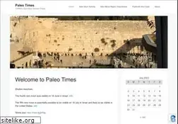 Sites similar to paleotimes.org