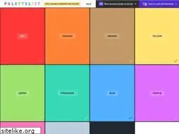 Sites similar to palettelist.com