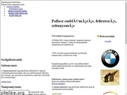Sites similar to pallasz-emblemazas.hu