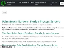 Sites similar to palmbeachgardensprocessserver.com