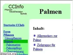 Sites similar to palmeninfo.de