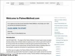 Sites similar to palmermethod.com