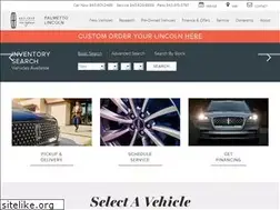 Sites similar to palmettolincoln.net