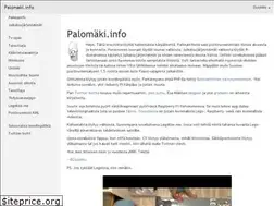Sites similar to palomaki.info