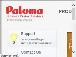 Sites similar to palomawaterheaters.com