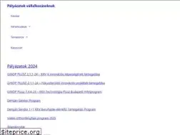 Sites similar to palyazatokvallalkozasoknak.hu