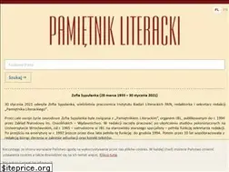 Sites similar to pamietnik-literacki.pl