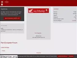 Sites similar to pan-european-forum.de