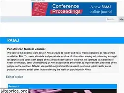 Sites similar to panafrican-med-journal.com