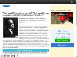 Sites similar to panafricanperspective.com