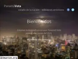 Sites similar to panamavota.com