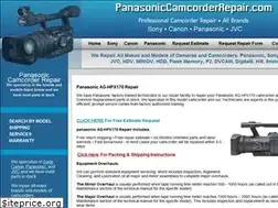 Sites similar to panasoniccamcorderrepair.com