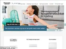 Sites similar to panasonicvarmepumper.no