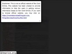 Sites similar to pancardonline.org.in