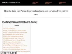 Sites similar to pandaexpress-feedback.com