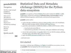 Sites similar to pandasdmx.readthedocs.io