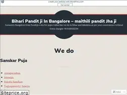 Sites similar to panditjibangalorecom.wordpress.com