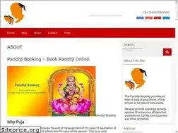 Sites similar to panditjibooking.in